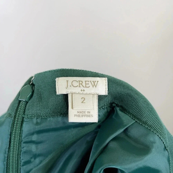 J.crew Shirttail Teal Wool  Blend Mini Skirt - Picture 7 of 11